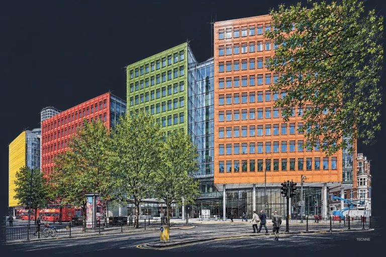 Renzo Piano, Tribunal Central St. Giles ©RPBW vista