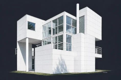 Richard Meier, Giovanitti House, principal