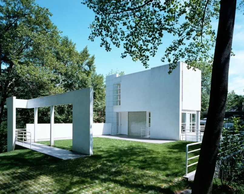 Richard Meier, Giovanitti House, tecnne ©Ezra Stoller Richard Meier Architects
