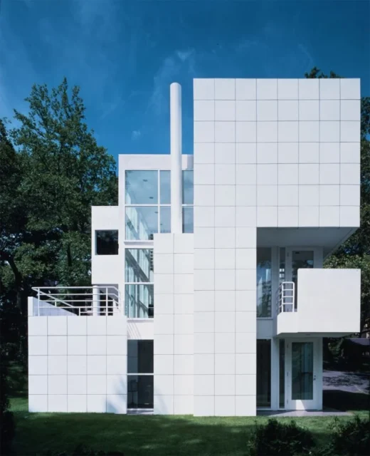 Richard Meier, Giovanitti House, tecnne ©Ezra Stoller Richard Meier Architects