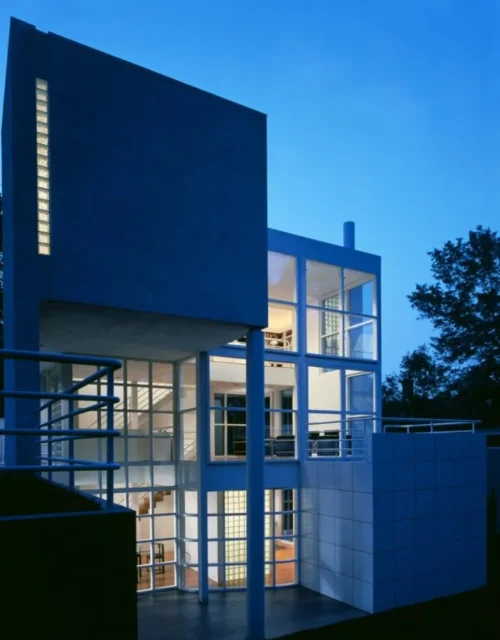 Richard Meier, Giovanitti House, tecnne ©Ezra Stoller Richard Meier Architects