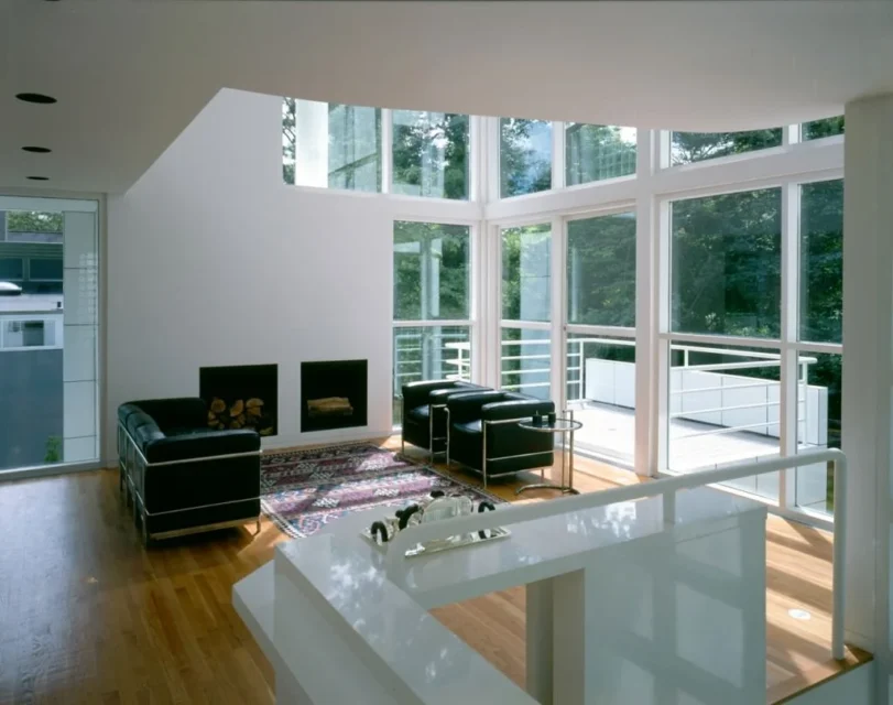 Richard Meier, Giovanitti House, tecnne ©Ezra Stoller Richard Meier Architects