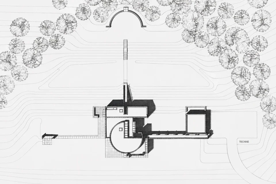 Richard Meier Grotta House, tecnne ©Richard Meier