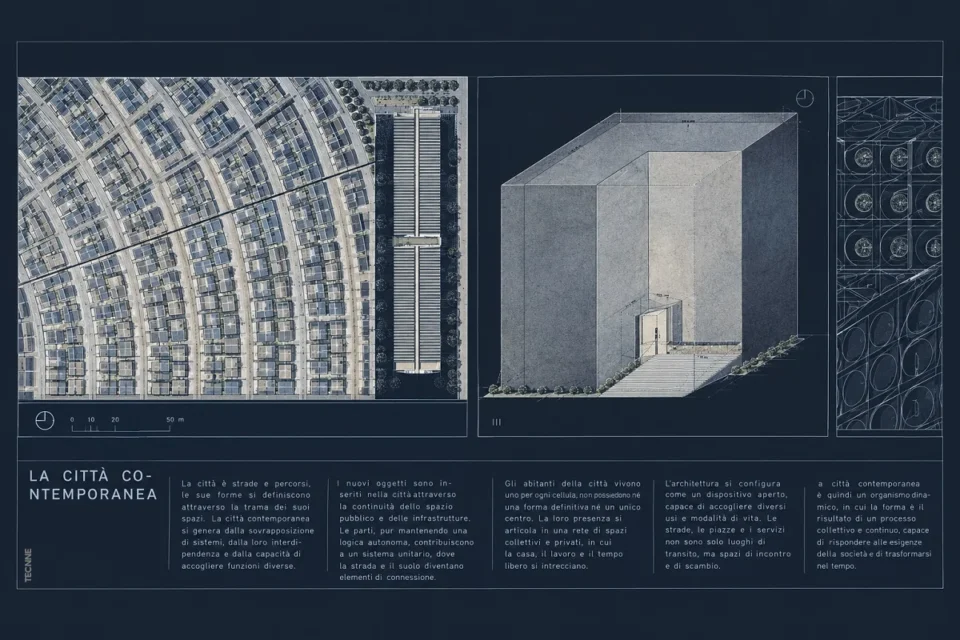Superstudio, La Cittá Contemporanea