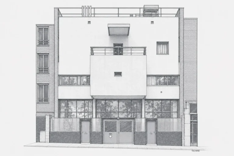 Le Corbusier Maison Planeix fachada principal